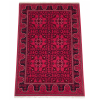 Khal Mudi Handmade Rug – Traditional Red Geometric Design – 2.2 Mtr (4x6 Ft)