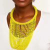 African Bead Necklace – Handmade Tribal Statement Jewelry