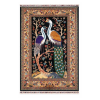 Pictorials & Huntings Handmade Rug – Peacock & Crane Tree-of-Life Design – 4x6 Ft