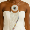 Handcrafted Multicolor African Beaded Necklace – West African Artisan Jewelry