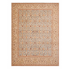 Persian D Handmade Rug – Soft Blue & Beige Floral Lattice Design – 8x10 Ft
