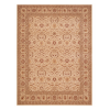 Persian D Handmade Rug – Ivory & Warm Beige Floral Design – 8x10 Ft