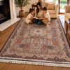 Persian D Handmade Rug – Multicolor Patchwork Persian Design – 8x10 Ft