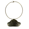 Elegant Bronze Pendant Necklace – Handmade Timeless Statement Jewelry