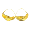 Artisan Golden Fulani Earrings – Large Handmade African Statement Jewelry