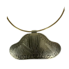 Elegant Bronze Pendant Necklace – Handmade Timeless Statement Jewelry