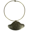 Elegant Bronze Pendant Necklace – Handmade Timeless Statement Jewelry