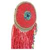 Vibrant African Beaded Statement Necklace – Handmade West African Jewelry