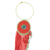 Vibrant African Beaded Statement Necklace – Handmade West African Jewelry