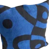 Blue Mudcloth Pillow Cover: Double Sided African Bogolan Fani Fabrics