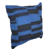 Blue Mudcloth Pillow Cover: African Bogolan Fani Cotton Cushion Double Face