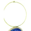 Handmade African Beaded Statement Necklace – Vibrant West African Jewelry