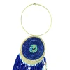 Handmade African Beaded Statement Necklace – Vibrant West African Jewelry