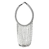Handmade Boho Bead Necklace – Vibrant Natural Bead Statement Jewelry