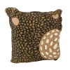Brown Mudcloth Pillow Cover: Double Sided African Bogolan Fani Fabric