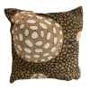 Brown Mudcloth Pillow Cover: Double Sided African Bogolan Fani Fabric