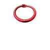 Braided Pink Leather Bracelet – Handmade African-Inspired Women’s Jewelry