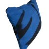 Blue and Black Mudcloth Pillow Cover: Double Sided African Bogolan Fani Fabrics