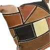 Brown Mudcloth Pillow Cover: Double Sided African Bogolan Fani Fabric