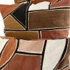 Brown Mudcloth Pillow Cover: Double Sided African Bogolan Fani Fabric