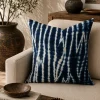 African Indigo Pillow Cover: Blue Mudcloth, Boho Decor