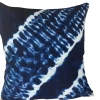 Handmade African Indigo Pillow Cover: Blue Mudcloth, Boho Decor