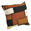 Brown Multicolor Mudcloth Pillow Cover: Double Sided African Bogolan Fani Fabric