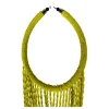 African Bead Necklace – Handmade Multicolor Tribal Statement Jewelry