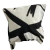 Black and White Mudcloth Pillow Cover: Double Sided African Bogolan Fani Fabrics