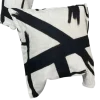 Black and White Mudcloth Pillow Cover: Double Sided African Bogolan Fani Fabrics