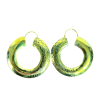 Handcrafted Chunky Brass Hoop Earrings – Oversized Hammered Gold Statement Hoops