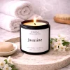 Jasmine Scented Candle – 8 Oz Natural Wax Home Fragrance