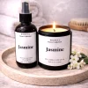 Jasmine Scented Candle – 8 Oz Natural Wax Home Fragrance