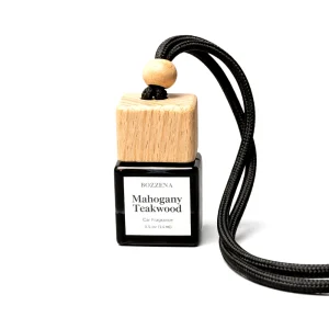 Mahogany Teakwood Car Freshener – 0.5 Oz Warm Woody Scent