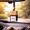 Mahogany Teakwood Car Freshener – 0.5 Oz Warm Woody Scent