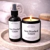 Sun Washed Linen Scented Candle – 8 Oz Home Fragrance